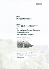 Herstellersoftware-Seminar Professionelle KNX-Anwendungen